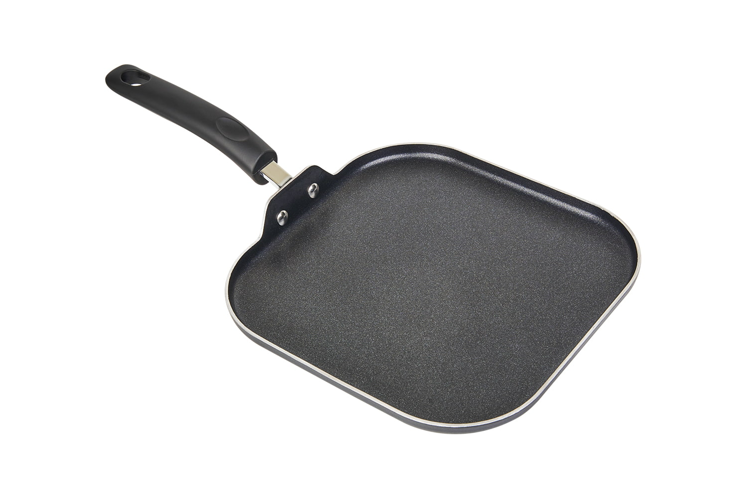 26 Aluminium Non-stick Griddle Pan/Grill Rata dengan Mineral Ultra Tahan Lama dan Permukaan Bersalut Berlian, tanpa PFOA