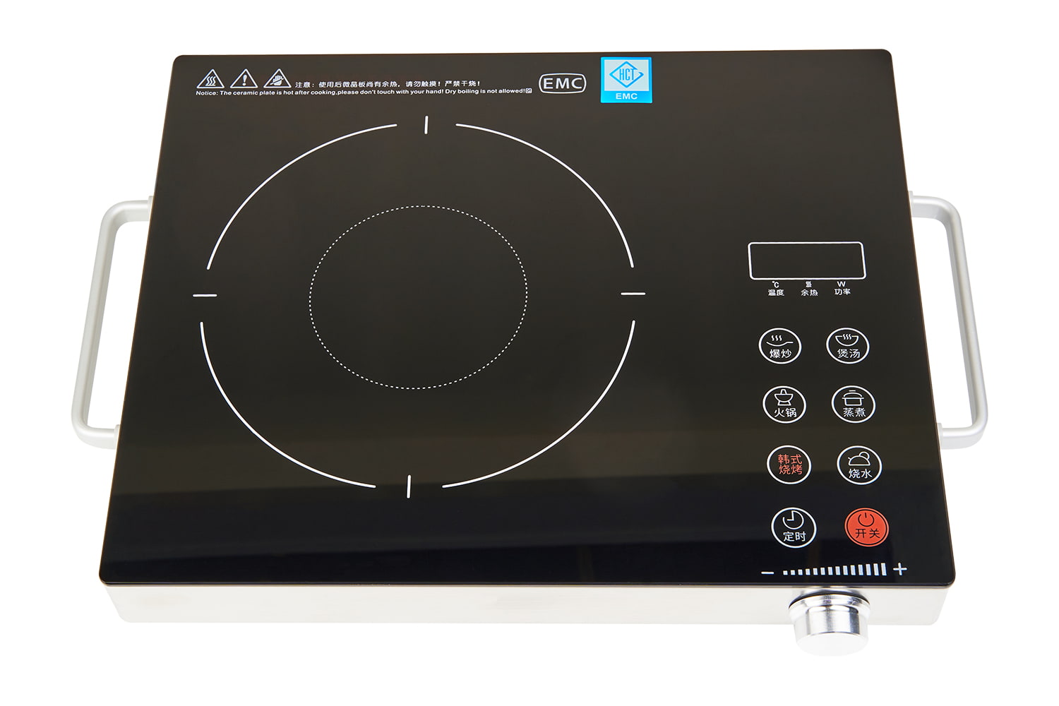 YYH-20D101 Tempat Masak Inframerah Mudah Alih, Pemasak Inframerah Elektrik Sentuhan Sensor, dengan Pemasa